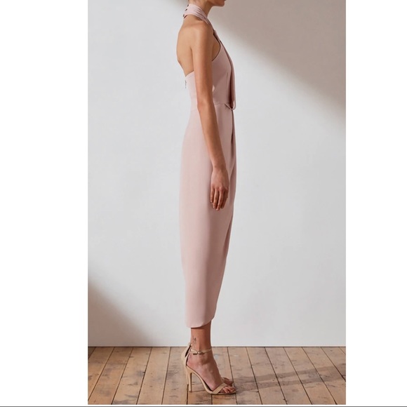 Shona Joy Core Knot Draped Dress - Picture 3 of 9